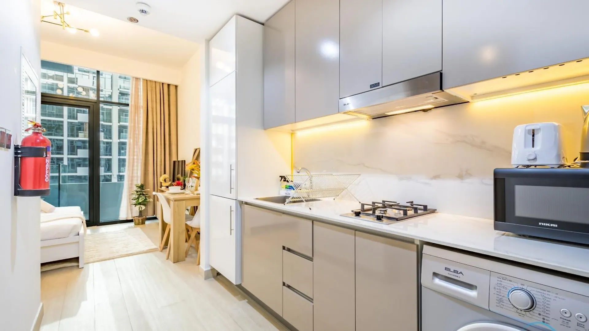 Apartment Near Top Attractions Studio With Modern Lifestyle In Azizi Riviera 8, Al Merkadh By Deluxe Holiday Homes Dubai
